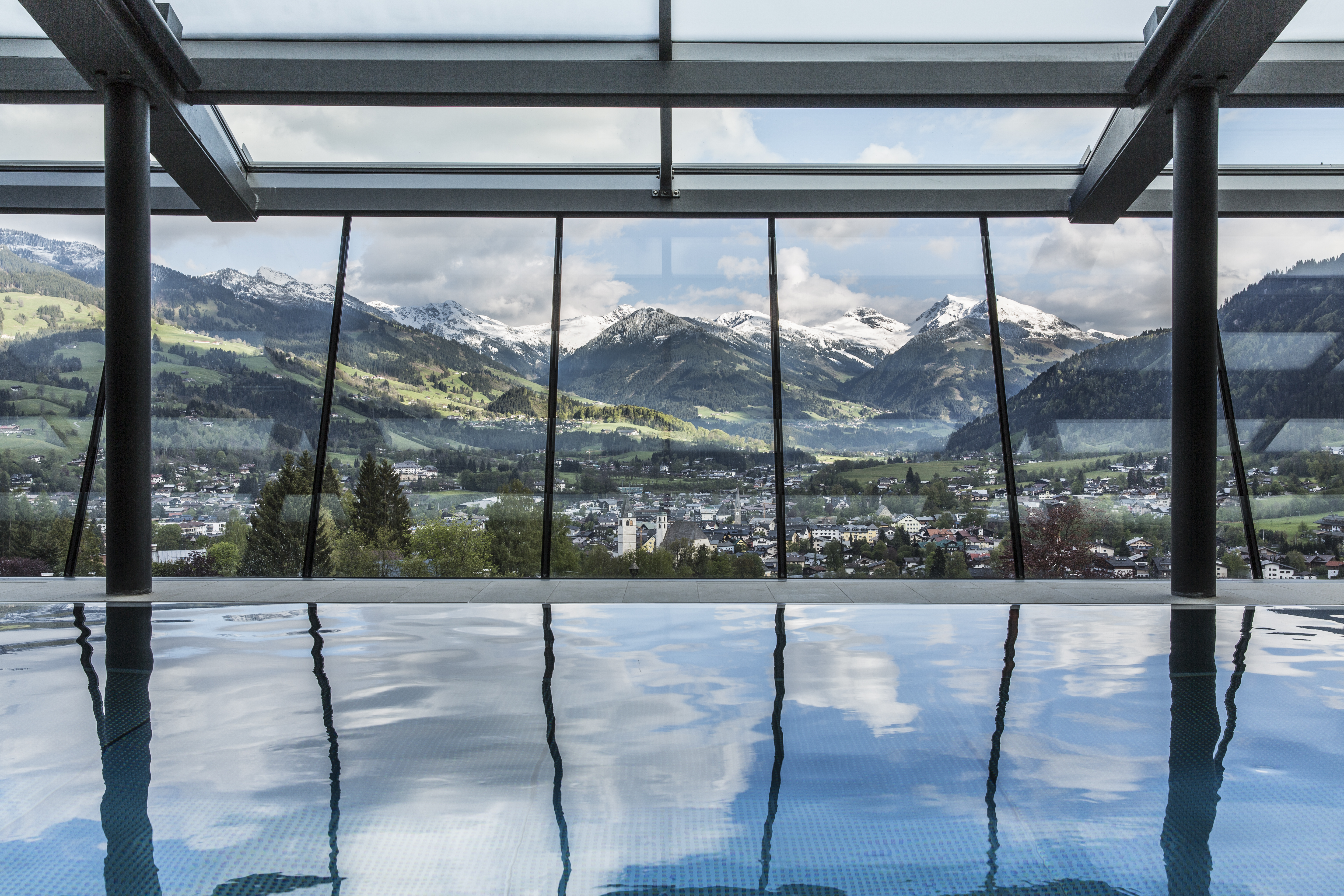 Отель в видом на горы Австрия
